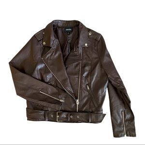 Zenana faux leather jacket